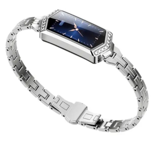 ⁦ساعة ذكية B78 تعمل باللمس متوافق مع نظامي Android و iOS – فضي⁩ - الصورة ⁦6⁩