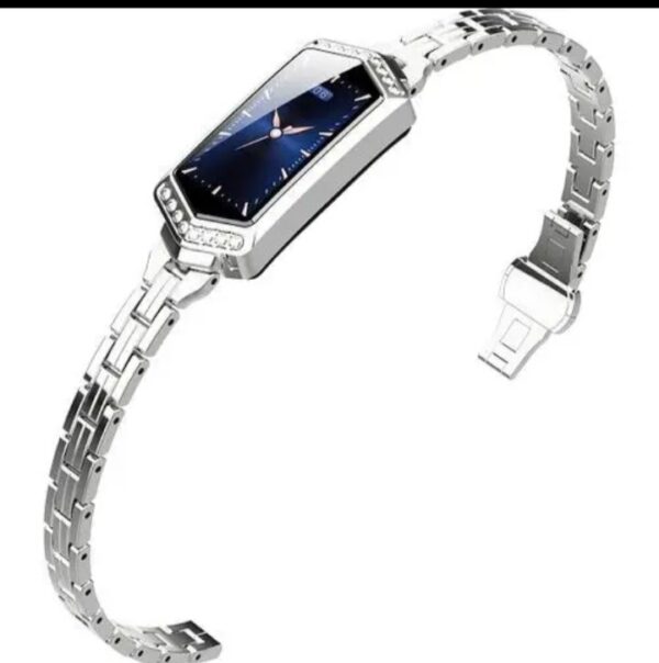 ⁦ساعة ذكية B78 تعمل باللمس متوافق مع نظامي Android و iOS – فضي⁩ - الصورة ⁦10⁩