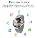 ⁦ساعة ذكية B80 تعمل باللمس متوافق مع نظامي Android و iOS – فضي⁩ - الصورة ⁦3⁩