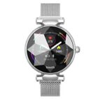 ⁦ساعة ذكية B80 تعمل باللمس متوافق مع نظامي Android و iOS – فضي⁩ - الصورة ⁦5⁩