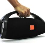 BS-888 سماعة بلوتوث محمولة مع صوت ثلاثي الأبعاد متوافق مع جميع الأجهزة – أسود