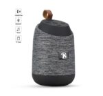 سماعة بلوتوث K37 صغيرة الحجم صوت ثلاثي الأبعاد – مكالمات – راديو اف ام – منفذ USB منفذ لكارت الميموري – شكل كلاسيكي متواقفة مع جميع الاجهزة لون رمادي