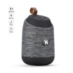 سماعة بلوتوث K37 صغيرة الحجم صوت ثلاثي الأبعاد – مكالمات – راديو اف ام – منفذ USB منفذ لكارت الميموري – شكل كلاسيكي متواقفة مع جميع الاجهزة لون رمادي