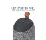 ⁦سماعة بلوتوث K37 صغيرة الحجم صوت ثلاثي الأبعاد – مكالمات – راديو اف ام – منفذ USB منفذ لكارت الميموري – شكل كلاسيكي متواقفة مع جميع الاجهزة لون رمادي⁩ - الصورة ⁦3⁩