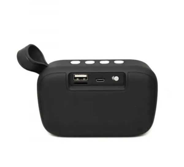 ⁦سماعة بلوتوث M5 صغيرة الحجم صوت ثلاثي الأبعاد – مكالمات – راديو Fm – منفذ USB – منفذ لكارت الميموري – شكل كلاسيكي متواقفة مع جميع الاجهزة لون أزرق⁩ - الصورة ⁦3⁩