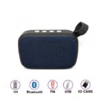 سماعة بلوتوث M5 صغيرة الحجم صوت ثلاثي الأبعاد – مكالمات – راديو Fm – منفذ USB – منفذ لكارت الميموري – شكل كلاسيكي متواقفة مع جميع الاجهزة لون أزرق