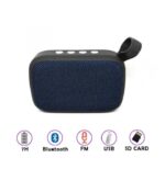 سماعة بلوتوث M5 صغيرة الحجم صوت ثلاثي الأبعاد – مكالمات – راديو Fm – منفذ USB – منفذ لكارت الميموري – شكل كلاسيكي متواقفة مع جميع الاجهزة لون أزرق