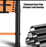 ⁦سلم فولاذ الكربوني تليسكوبي مستورد متداخل الاجزاء قابل للتعديل – طول 2.3 متر / موديل YT-CTS230⁩ - الصورة ⁦4⁩