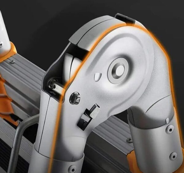 ⁦سلم فولاز كربوني تليسكوبي مستورد متداخل الاجزاء قابل للتعديل – طول 2.5 متر قابل للانحناء 360 درجة / موديل YT-CTM250⁩ - الصورة ⁦5⁩