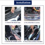 ⁦2 قطعة من الشبكة الامامية لسيارة BMW 3 Series F30 ( 13-19 ) / لون اسود لامع⁩ - الصورة ⁦4⁩