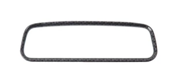 ⁦أطار خارجي لفتحة الكونسولا لمرسيدس New E Class 2016-2019 / لون كاربون⁩ - الصورة ⁦2⁩