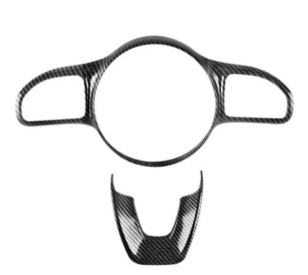 ⁦إطار عجلة القيادة لمرسيدس C W205 2019-2020 / لون كاربون⁩ - الصورة ⁦2⁩