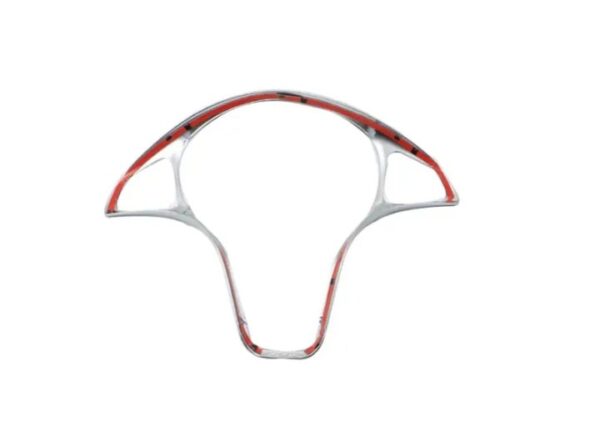 ⁦إطار عجلة القيادة لمرسيدس New C Class 2016-2019 / لون فضي⁩ - الصورة ⁦2⁩