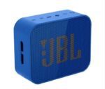 سماعة جي بي ال المحمولة بلوتوث وميكروفون وراديو FM ومكان لكارت الميموري متوافق مع الموبايل والكمبيوتر لون أزرق