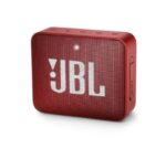 سماعة جي بي ال جو 2 المحمولة بلوتوث وميكروفون ومكان لكارت الميموري متوافق مع الموبايل والكمبيوتر لون أحمر