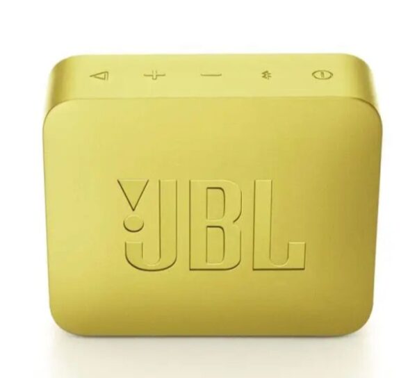 ⁦سماعة جي بي ال جو 2 المحمولة بلوتوث وميكروفون ومكان لكارت الميموري متوافق مع الموبايل والكمبيوتر لون أصفر⁩ - الصورة ⁦3⁩