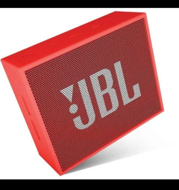 ⁦سماعة جي بي ال جو المحمولة بلوتوث وميكروفون متوافق مع الموبايل والكمبيوتر لون أحمر⁩ - الصورة ⁦5⁩