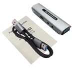 ⁦4K محول لابتوب من يو اس بي الي مخرج اتش دي ام اي – مايك – سماعة / مزود به مدخل اتش دي ام اي – موديل KJB5⁩ - الصورة ⁦3⁩