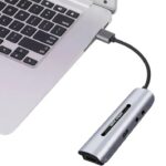 ⁦4K محول لابتوب من يو اس بي الي مخرج اتش دي ام اي – مايك – سماعة / مزود به مدخل اتش دي ام اي – موديل KJB5⁩ - الصورة ⁦4⁩