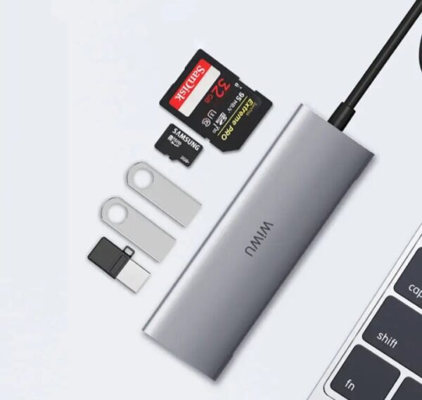 ⁦532ST محول ويوو من يو اس بي سي 5 في 1⁩ - الصورة ⁦5⁩