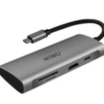 A731HP موزع ويوو يو إس بي تايب C محول 7 في 1 متوافق مع اجهزة الماك بوك