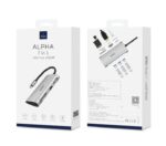 ⁦A731HP موزع ويوو يو إس بي تايب C محول 7 في 1 متوافق مع اجهزة الماك بوك⁩ - الصورة ⁦4⁩