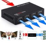 ⁦مقسم HDMI بـ4 منافذ بدقة 1080p⁩ - الصورة ⁦9⁩