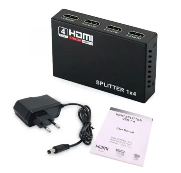 ⁦مقسم HDMI بـ4 منافذ بدقة 1080p⁩ - الصورة ⁦6⁩