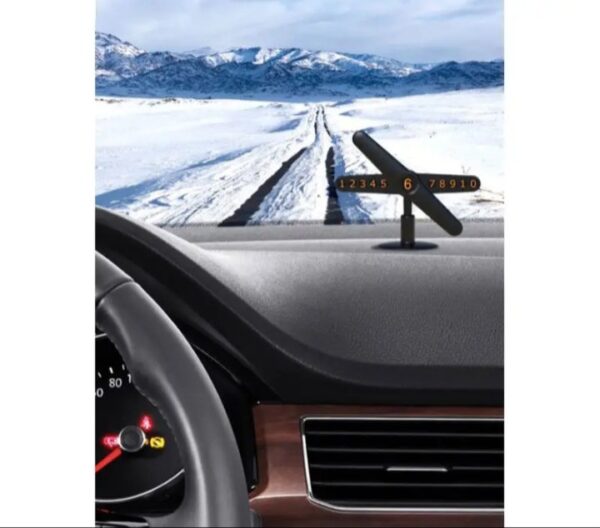 ⁦حامل ارقام الهاتف الخاص بك للسيارة يثبت على التابلوه – 3R-2167⁩ - الصورة ⁦4⁩