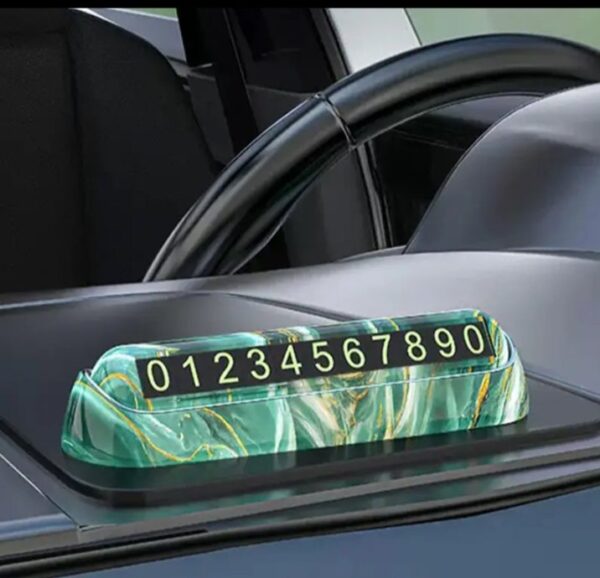 ⁦حامل ارقام الهاتف تلزق علي تابلوه السيارة لسهولة الوصول إليك بسرعة – موديل HT-902 / متعدد الألوان⁩ - الصورة ⁦2⁩