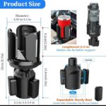 ⁦حامل الاكواب وزجاجات المياه يثبت في السيارة / موديل B14⁩ - الصورة ⁦5⁩