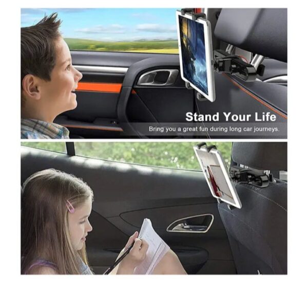 ⁦حامل الايباد يثبت على ظهر الكرسي في السيارة – 1020 ipad⁩ - الصورة ⁦6⁩