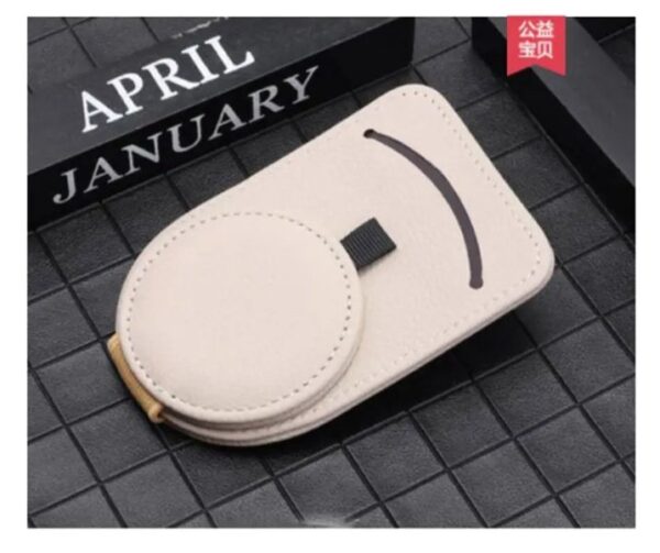 ⁦حامل النظاره والرخصة والكروت للسيارة يثبت في شماسة السيارة – 538 – لون بيج⁩ - الصورة ⁦6⁩