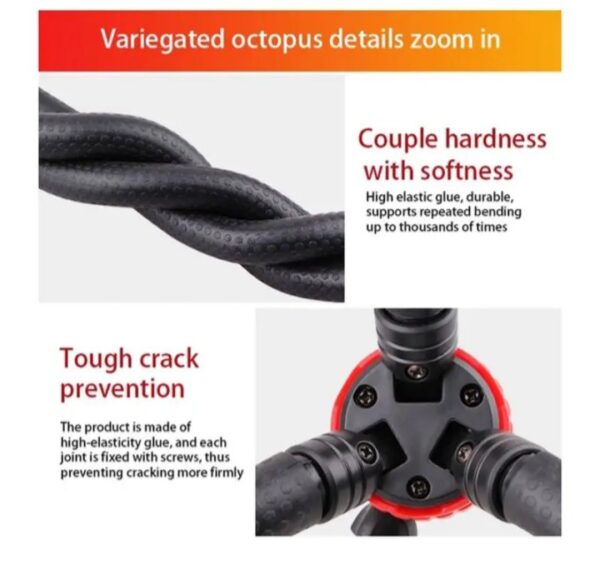 ⁦حامل ثلاثي مرن للموبيلات والكاميرات – UN-58⁩ - الصورة ⁦11⁩