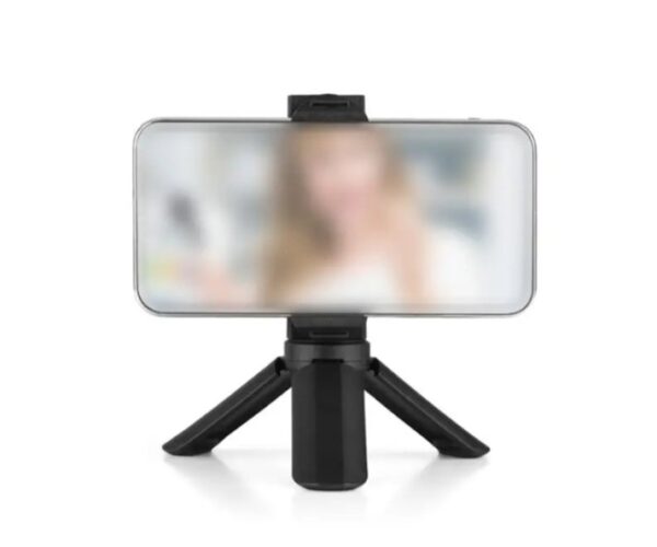 ⁦حامل ثلاثي ميني مع حامل مكتبي لاجهزة الموبايلات – K550 – أسود⁩ - الصورة ⁦4⁩