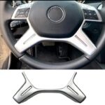 ⁦إطار عجلة القيادة لمرسيدس متوافق مع سيارات مرسيدس E , C , A Class موديل 2011 – 2013 / لون فضي⁩ - الصورة ⁦3⁩