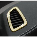 إطار فتحة تكييف لمرسيدس New C Class 2016-2019 ( 2 قطعة ) / لون ذهبي
