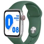 ساعة ذكية G63L تقوم بقياس درجة حرارة الجسم ونسبة الأكسجين في الدم و قياس نبطات القلب وضغط الدم وتنبيهات المكالمات والرسائل متوافق مع نظامي Android و IOS لون أخضر