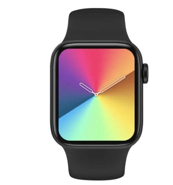 ⁦ساعة ذكية G63L تقوم بقياس درجة حرارة الجسم ونسبة الأكسجين في الدم و قياس نبطات القلب وضغط الدم وتنبيهات المكالمات والرسائل متوافق مع نظامي Android و IOS لون أسود⁩ - الصورة ⁦2⁩