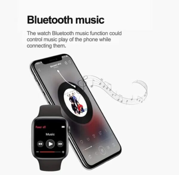 ⁦ساعة ذكية G63L تقوم بقياس درجة حرارة الجسم ونسبة الأكسجين في الدم و قياس نبطات القلب وضغط الدم وتنبيهات المكالمات والرسائل متوافق مع نظامي Android و IOS لون أسود⁩ - الصورة ⁦3⁩