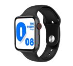 ساعة ذكية G63L تقوم بقياس درجة حرارة الجسم ونسبة الأكسجين في الدم و قياس نبطات القلب وضغط الدم وتنبيهات المكالمات والرسائل متوافق مع نظامي Android و IOS لون أسود