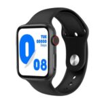 ساعة ذكية G63L تقوم بقياس درجة حرارة الجسم ونسبة الأكسجين في الدم و قياس نبطات القلب وضغط الدم وتنبيهات المكالمات والرسائل متوافق مع نظامي Android و IOS لون أسود