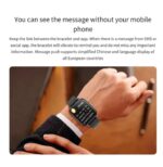 ⁦ساعة ذكية GTS تقوم بقياس نسبة الأكسجين في الدم و قياس نبطات القلب وضغط الدم وتنبيهات المكالمات والرسائل متوافق مع نظامي Android و IOS لون فضي⁩ - الصورة ⁦8⁩