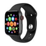 ساعة ذكية K90 شاشة كاملة تعمل باللمس – رسائل ومكالمات – متوافق مع نظامي Android و iOS لون أسود