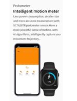 ⁦ساعة ذكية K90 شاشة كاملة تعمل باللمس – رسائل ومكالمات – متوافق مع نظامي Android و iOS لون أسود⁩ - الصورة ⁦5⁩