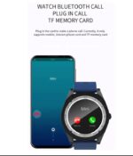 ⁦ساعة ذكية M10s تقوم بقياس درجة حرارة الجسم ونسبة الأكسجين في الدم و قياس نبطات القلب وضغط الدم وتنبيهات المكالمات والرسائل متوافق مع نظامي Android و IOS لون أزرق⁩ - الصورة ⁦5⁩