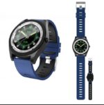 ⁦ساعة ذكية M10s تقوم بقياس درجة حرارة الجسم ونسبة الأكسجين في الدم و قياس نبطات القلب وضغط الدم وتنبيهات المكالمات والرسائل متوافق مع نظامي Android و IOS لون أزرق⁩ - الصورة ⁦3⁩