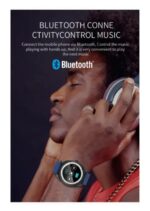 ⁦ساعة ذكية M10s تقوم بقياس درجة حرارة الجسم ونسبة الأكسجين في الدم و قياس نبطات القلب وضغط الدم وتنبيهات المكالمات والرسائل متوافق مع نظامي Android و IOS لون أزرق⁩ - الصورة ⁦6⁩