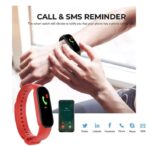 ⁦ساعة ذكية M5 احدث اصدار تعمل باللمس متوافقة مع Android و iOS – أحمر⁩ - الصورة ⁦7⁩