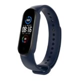 ساعة ذكية M5 احدث اصدار تعمل باللمس متوافقة مع Android و iOS – أزرق